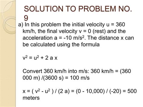 Uniformly Accelerated Motion Ppt