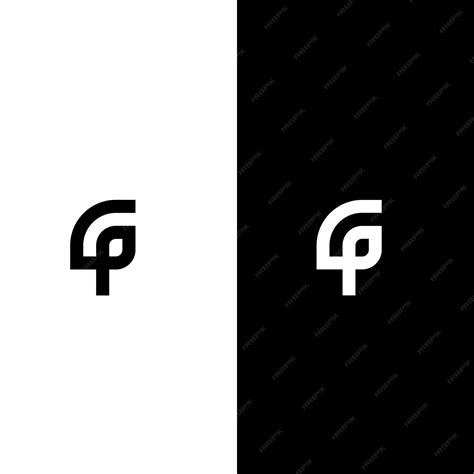 Logotipo para una nueva marca para gp | Vector Premium