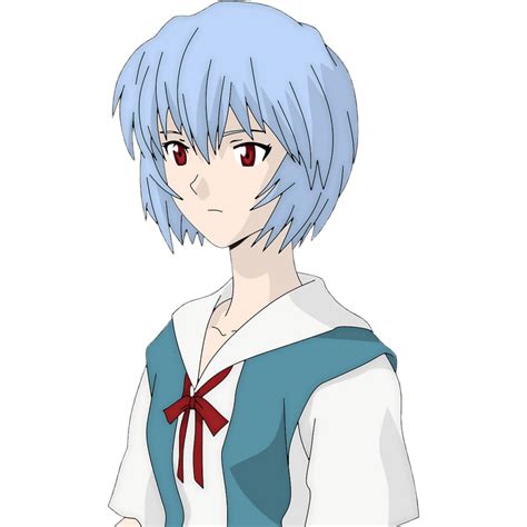 Rei Ayanami Character Anime Girl Neon Genesis Transparent