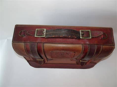 Vintage Pack Saddle Leather Co Briefcase