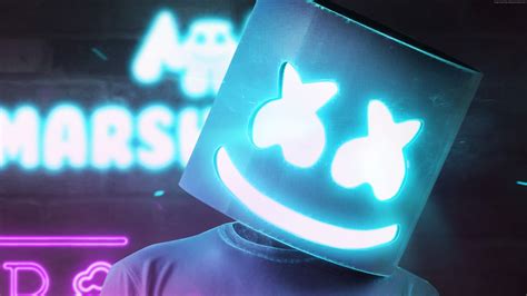 Marshmello Neon Wallpapers - Wallpaper Cave