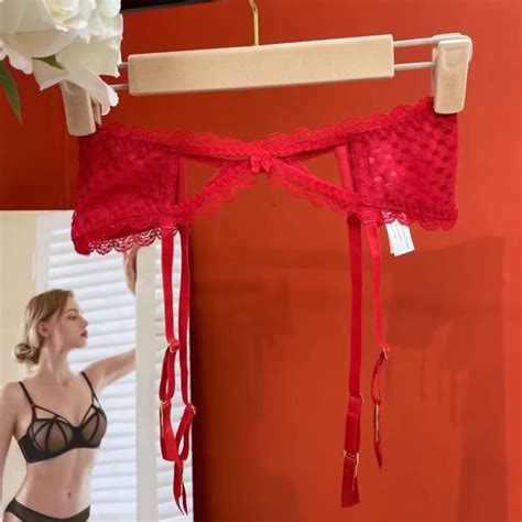 ENSEMBLE LINGERIE Femme Dentelle Choc Sexy Evidee A Mode Polyvalente Respirante Confortable