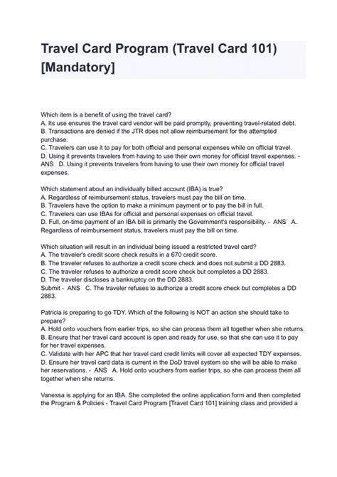 Guide to the Hilton Go Team Member Travel Program 2