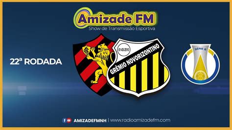 AO VIVO SPORT RECIFE x NOVORIZONTINO 22ª RODADA DO BRASILEIRÃO SÉRIE