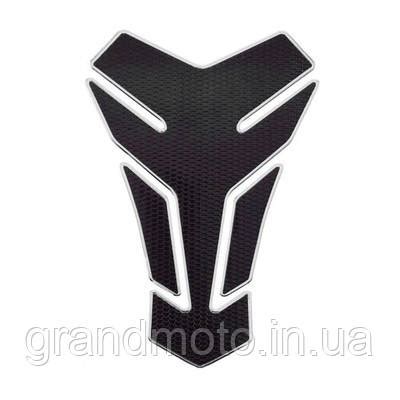 Резиновая Наклейка на Бак Мотоцикла 3D Silver — Купить Недорого на Bigl ...