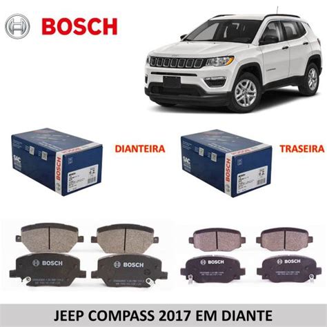 Pastilha Freio Dianteiro Traseiro Bosch Jeep Compass 2019 Pastilha