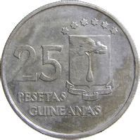 Pesetas Guineanas Equatorial Guinea Numista