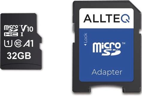 Micro SD Kaart 32 GB Geheugenkaart SDHC V10 Incl SD Adapter