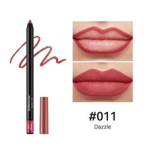 BGZLEU Color Matte Lip Liner Nude Brown Series Highly Pigmented And