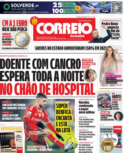 Capa Correio Da Manh Janeiro Capasjornais Pt