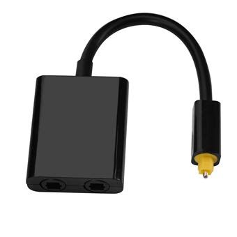 Adaptateur S Parateur Audio Optique Toslink Num Rique Deux Ports En