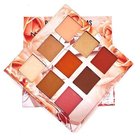 Paleta Sombras Ludurana Nude Terroso Linha Nuances 9 Cores B0006 Shopee Brasil