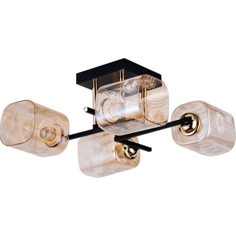 Люстра потолочная на кухню, светильник Reluce черный, 160Вт, E27 купить ...