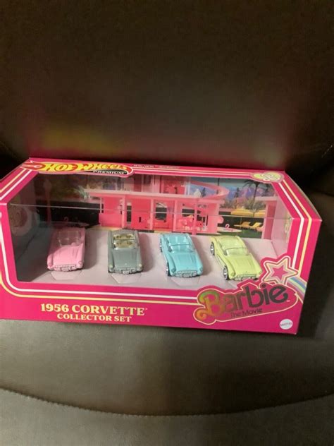 Barbie The Movie Hot Wheels Corvette Pack Collectors Set Bnib Mint