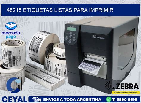 Etiquetas Listas Para Imprimir Imprimir Zebra Con Placa De Red