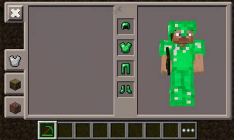 Minecraft Emerald Armor Pe