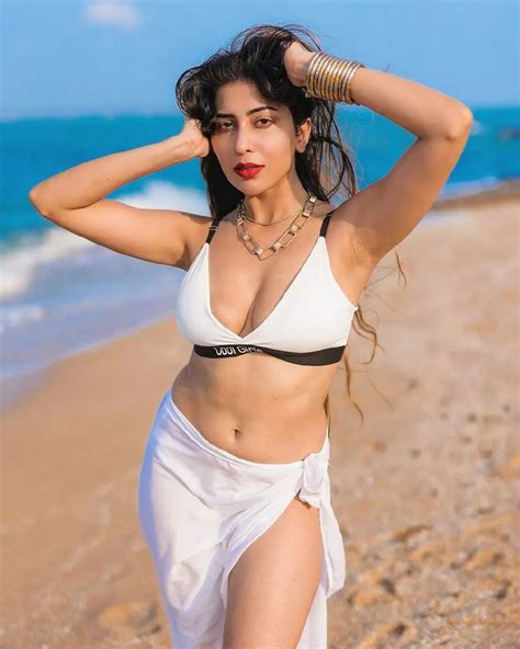 Tv Actress Ruma Sharma Hot White Beach Bikini Photos Glamsundari In