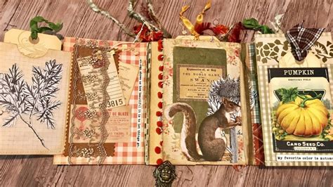 Fall Junk Journal By Terri Kolte The Graphics Fairy Visual Journal