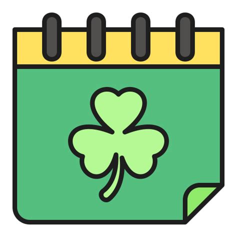 St Patricks Day Calendar Culture Religion And Festivals Icons