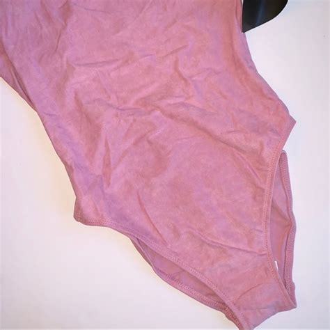 Swim Nwt S Velvet Pink Vintage One Piece Bikini Poshmark