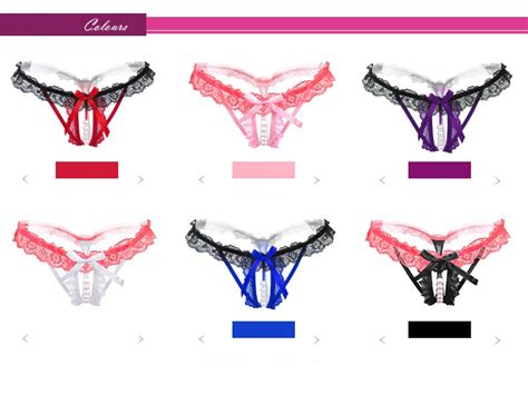 Culotte Slip Culotte Sexy En Dentelle Transparente Pour Femme Lingerie String G Sous V Tements