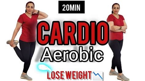 25 MIN CARDIO WORKOUT DANCE CARDIO AEROBICS LOSS WEIGHT KNEE