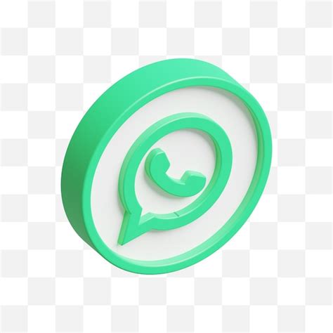 Premium Psd Whatsapp Social Media Icon 3d