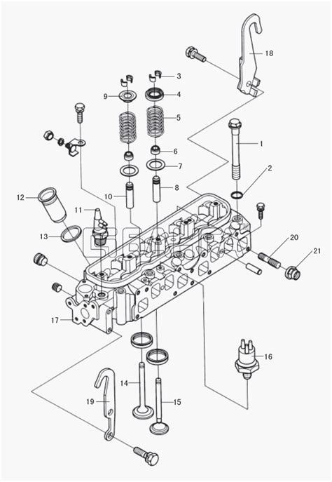 Great Wall GW-491QE Cylinder head assembly (2)-4