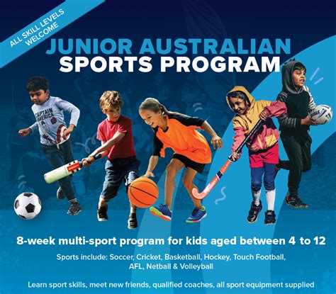 Junior Australian Sports Program Details Australian International