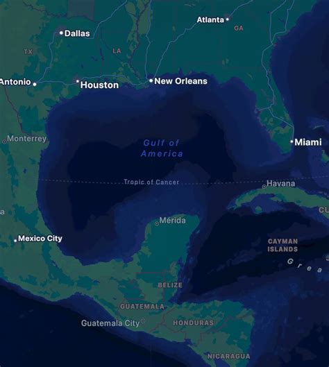 Heres How All Online Maps Are Handling The ‘gulf Of Mexico Name