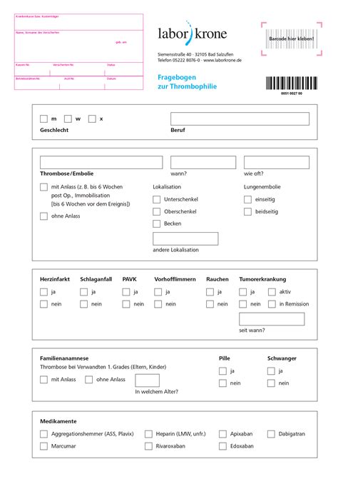 Begleitscheine Und Formulare Labor Krone