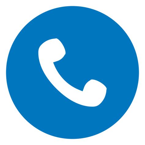 Telephone Handset Blue Icon Png And Svg Design For T Shirts Call Logo