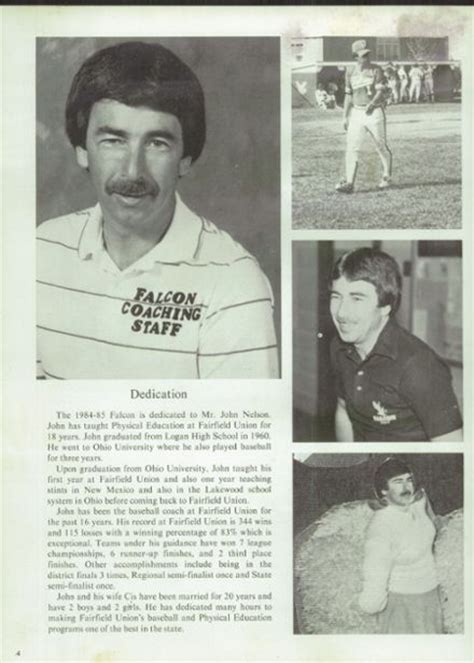 Explore 1985 Fairfield Union High School Yearbook, Lancaster OH - Classmates