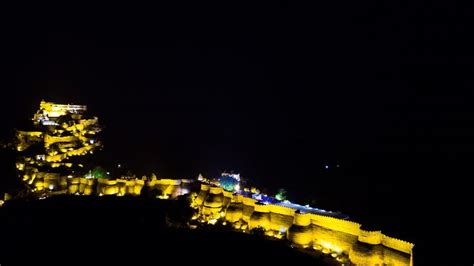 kumbhalgarh fort night view