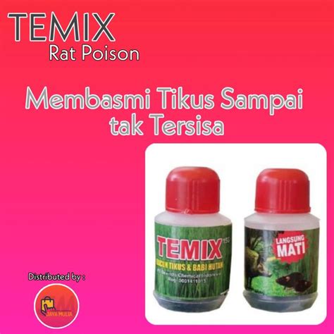 Temix Botol Racun Tikus Ampuh Original Pembasmi Tikus Dan Babi Hutan