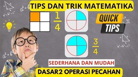 Sederhana Tapi Penting Dasar Dasar Pecahan Youtube