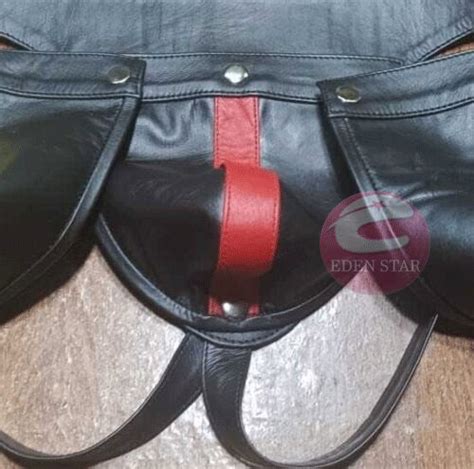 Men S Leather Jock Strap In Jock Strap Gay Thong Slip Etsy