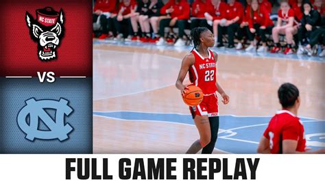 NC State Vs North Carolina Full Game Replay 2023 24 ACC Women S