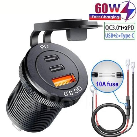 Автомобильное зарядное устройство PD 60w купить во Владивостоке по цене ...
