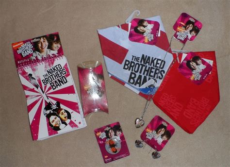 Nickelodeon Naked Brothers Band Fan Lot Fashion Jewelry Notebook Bandanas