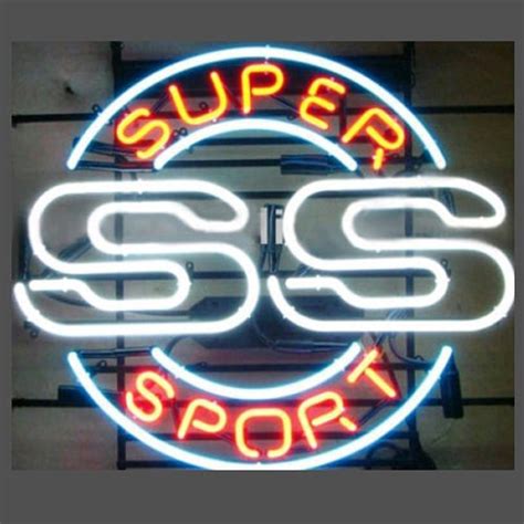 Custom Ss Super Sport Neon Sign Usa Custom Neon Signs Shop Neon