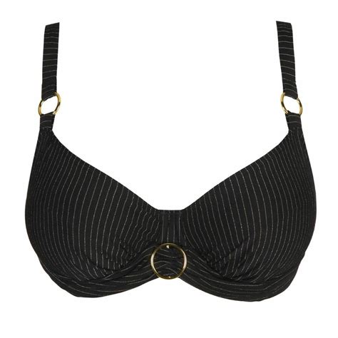 Plavky vrchní díl PRIMADONNA SWIM SOLTA FULLCUP BIKINI TOP BLACK Caresse BraExpert