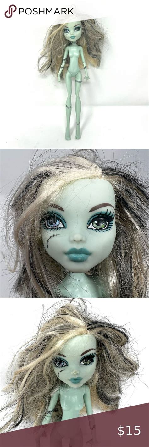 Monster High Doll Frankie Stein Nude Doll Mattel Green Ghoul Loose Figure AS IS Monster High