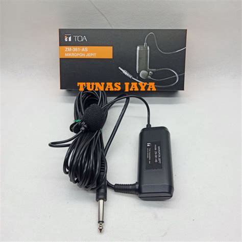 Toa Condenser Clip On Microphone Zm As Mic Jepit Mic Imam Zm