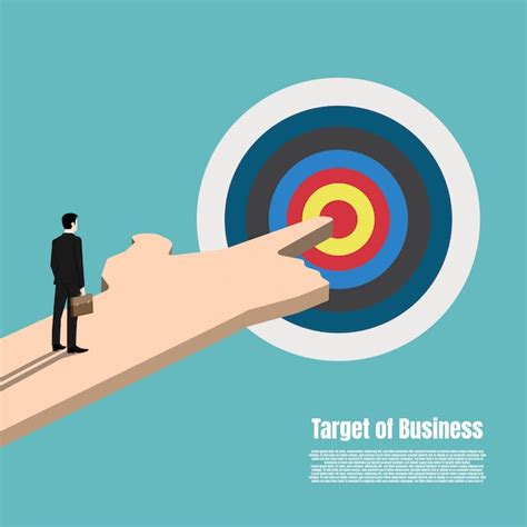 Premium Vector Business Target Market Concept