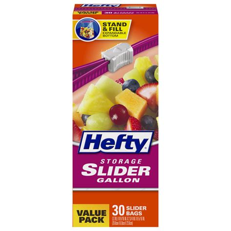 Save On Hefty Slider Gallon Storage Bags Order Online Delivery Giant