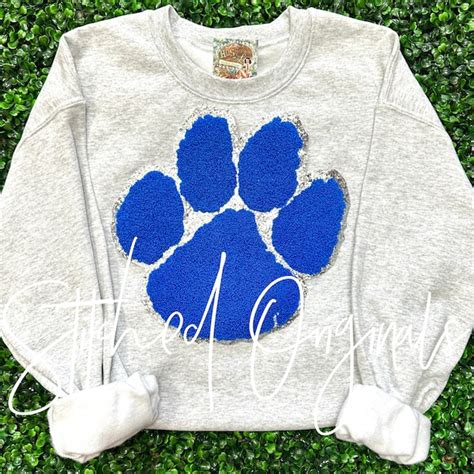 Iron On Wildcat Paw Patch Etsy
