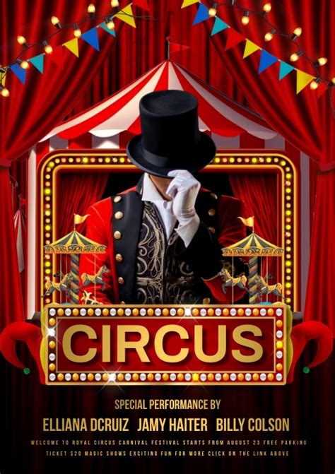 Circus Flyer Template Postermywall