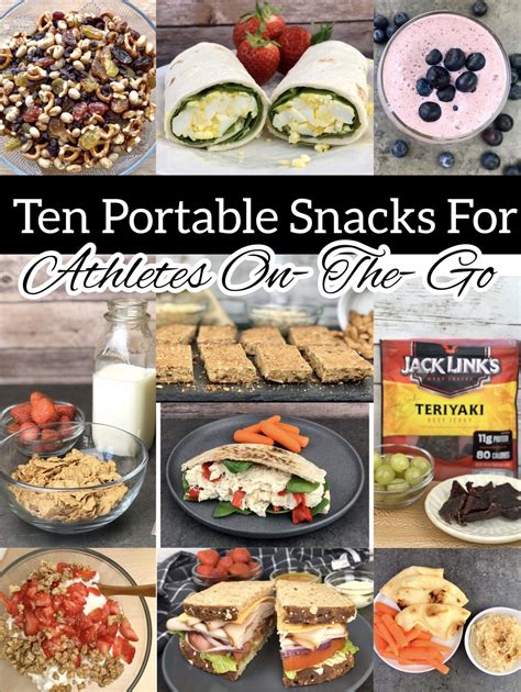 Ten portable snacks for athletes on the go heather mangieri nutrition