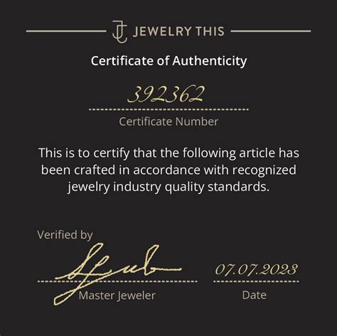 Jewelry Authenticity Certificate Importance Blog Custom Jewelry By Jewelrythis